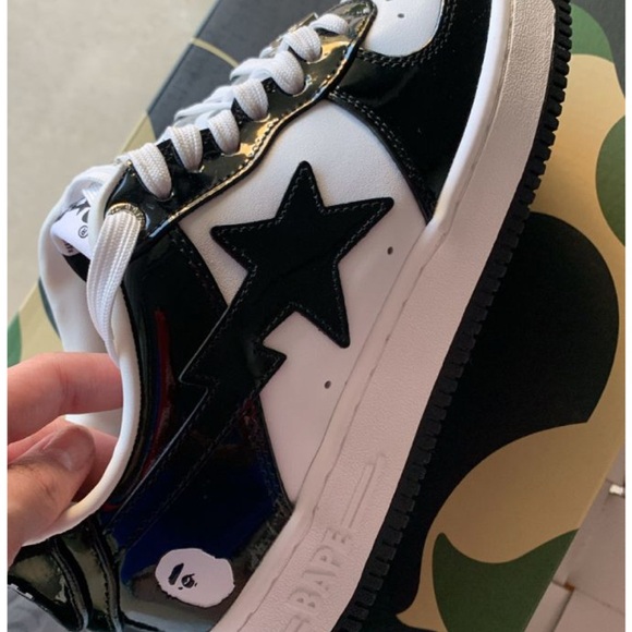 Bape womens Sneakers in Black and White - Picture 1 of 3